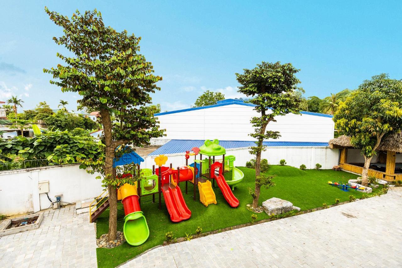 Hoa Vien Hotel - Suoi Khoang Kim Boi Hòa Bình Exterior foto